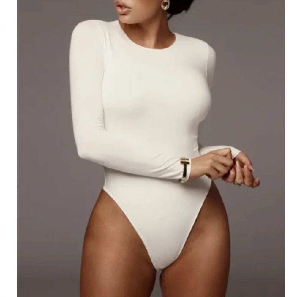 NWT White Angel Pure Thong Bodysuit